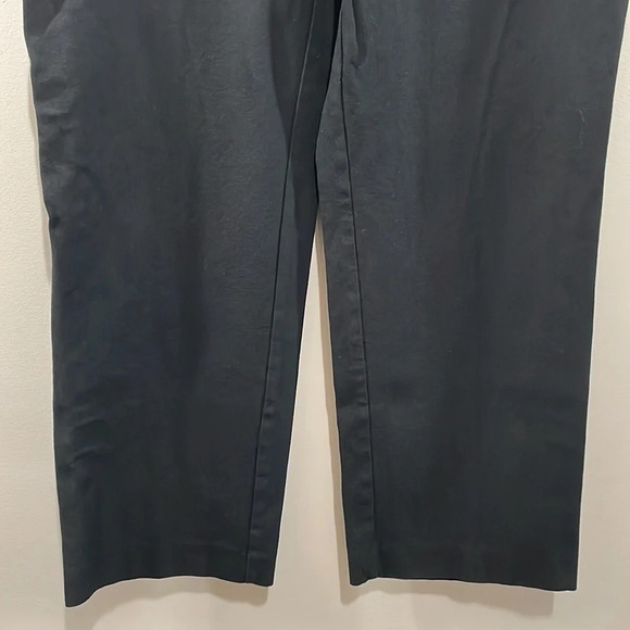 Chico’s Flat Front Black Stretch Trouser Pants US XL/16 Chico’s 3 - Picture 3 of 14